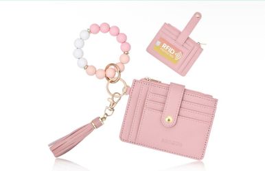 Pink wristlet