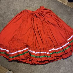 Practice Ballet Folklorico Skirt