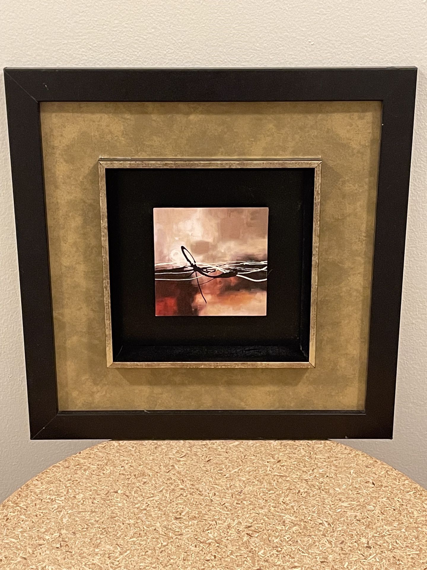 Small (16"Square), Wood-Framed 3D Modern Art - firm price