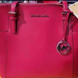 Michael Kors Jet Set DK Raspberry New