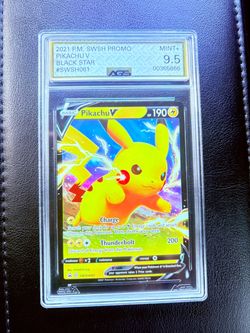 Pikachu V Black Star Promo SWSH061 AGS 9.5