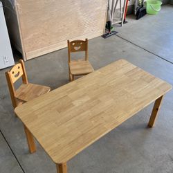 Chair And Table Set For Kids