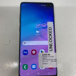 SAMSUNG 128GB BLUE EXCELLENT CONDITI GALAXY S10+
