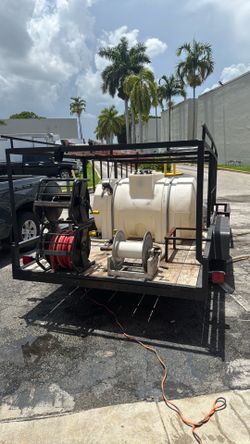 16x7 trailer double axel