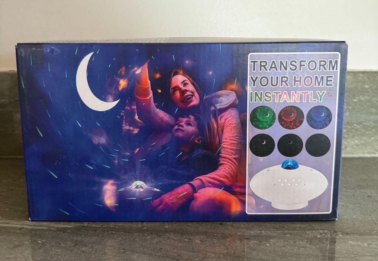 LED Galaxy Light Projector. New in box
