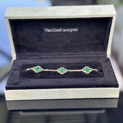 Van Cleef Style Green Bracelet 🟢 | With Box 