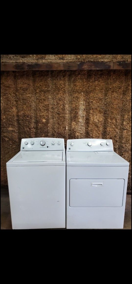 SET WASHER AND DRYER KENMORE GOOD CONDITION BOTH ELECTRIC LARGE CAPACITY HEAVY DUTY KING SIZE CAPACITY PLUS DELIVERY AVAILABLE