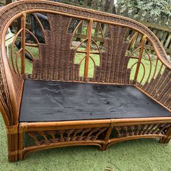 Rattan Loveseat