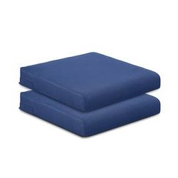 Deep Seat Cushions 25-in x 25-in 2 -Piece Navy Blue Deep seat patio chair cushion