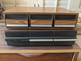 Cassette Tape Holders With Tapes