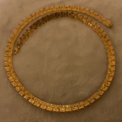 20” Goldtone Nugget Herring Necklace And 18” Silver Necklace With Gold & Silver Pendant,by BRIGHTON 