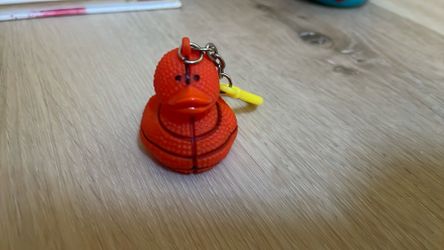 Vintage Basketball Rubber Duckie