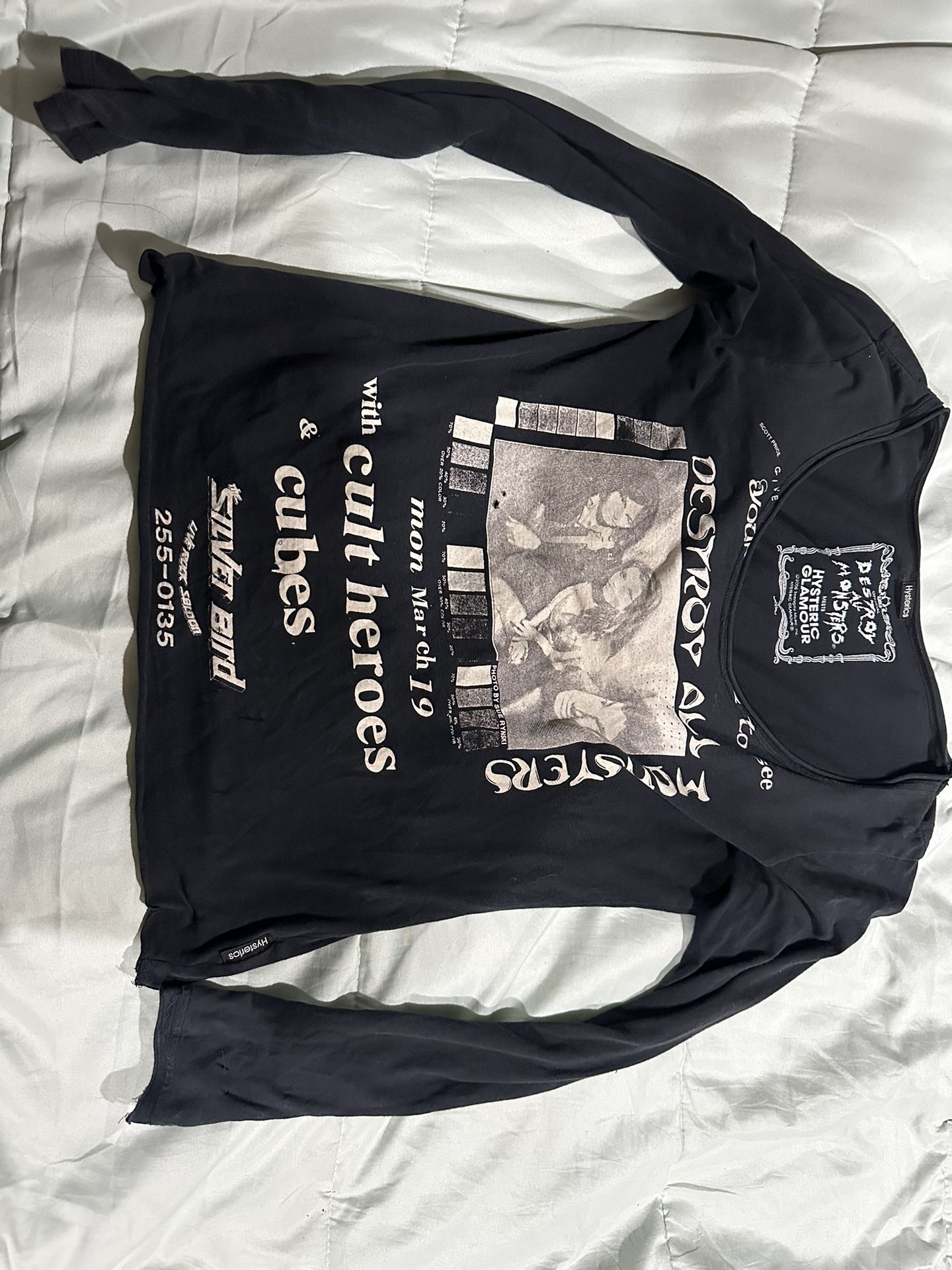 Hysteric Glamour X Destroy All Monsters Official Long Sleeve for