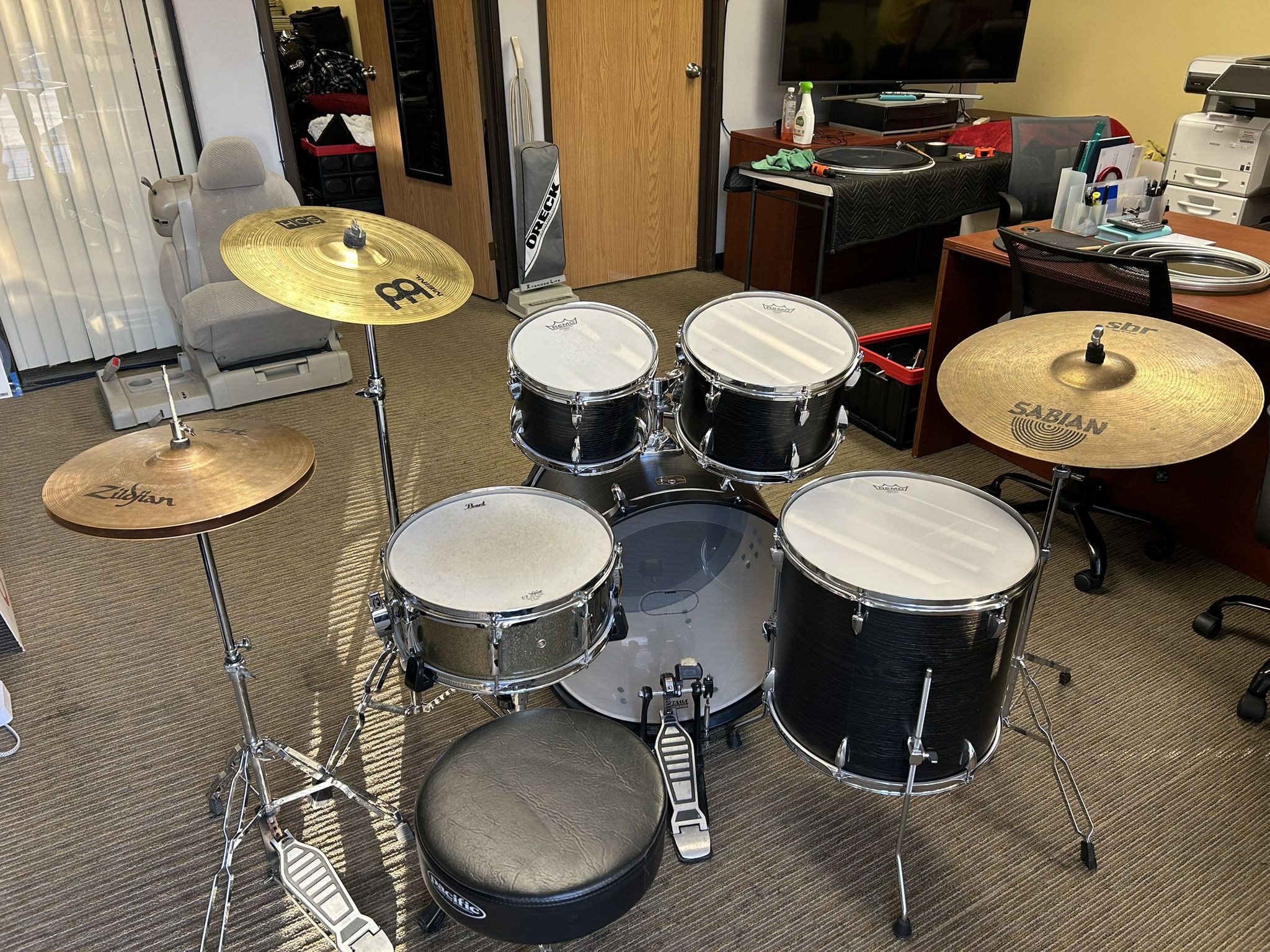 TAMA Imperialstar Drums with Cymbals