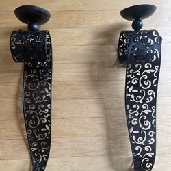 Free Iron Candle Wall Mount(pair) 