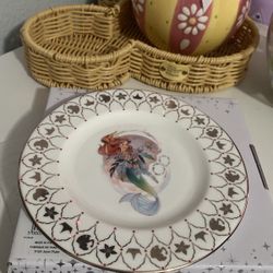 Disney 100 Princess Ariel  Plate Collection Made From Fine Bone China Limited Production Run