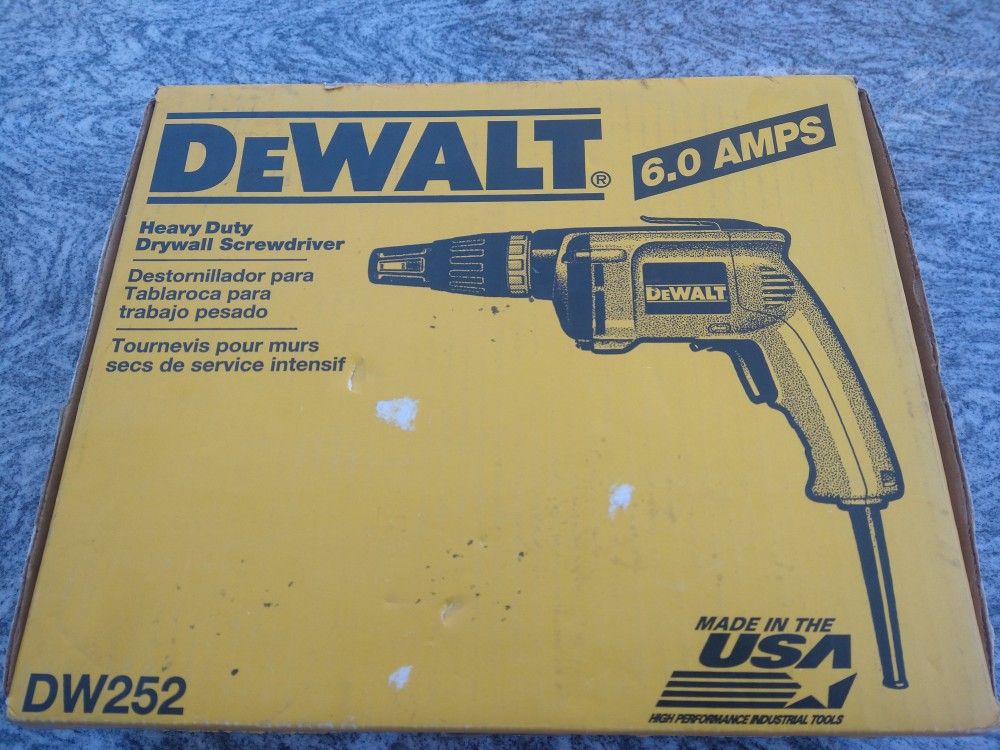 Dewalt Dw(contact info removed) Rpm Vsr Drywall Screwgun