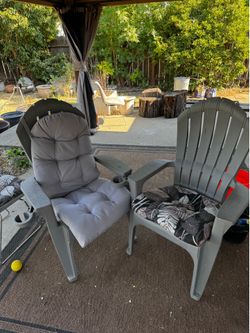 Outside chairs