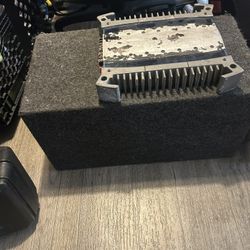 10”Sub Amp And Door Speakers 
