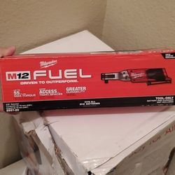 Brand New Inbox - M12 FUEL 12V Lithium-Ion Brushless Cordless 3/8 in. Ratchet (Tool-Only)

