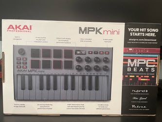 AKAI MPK mini MK3 Professional MIDI Keyboard Controller Gray