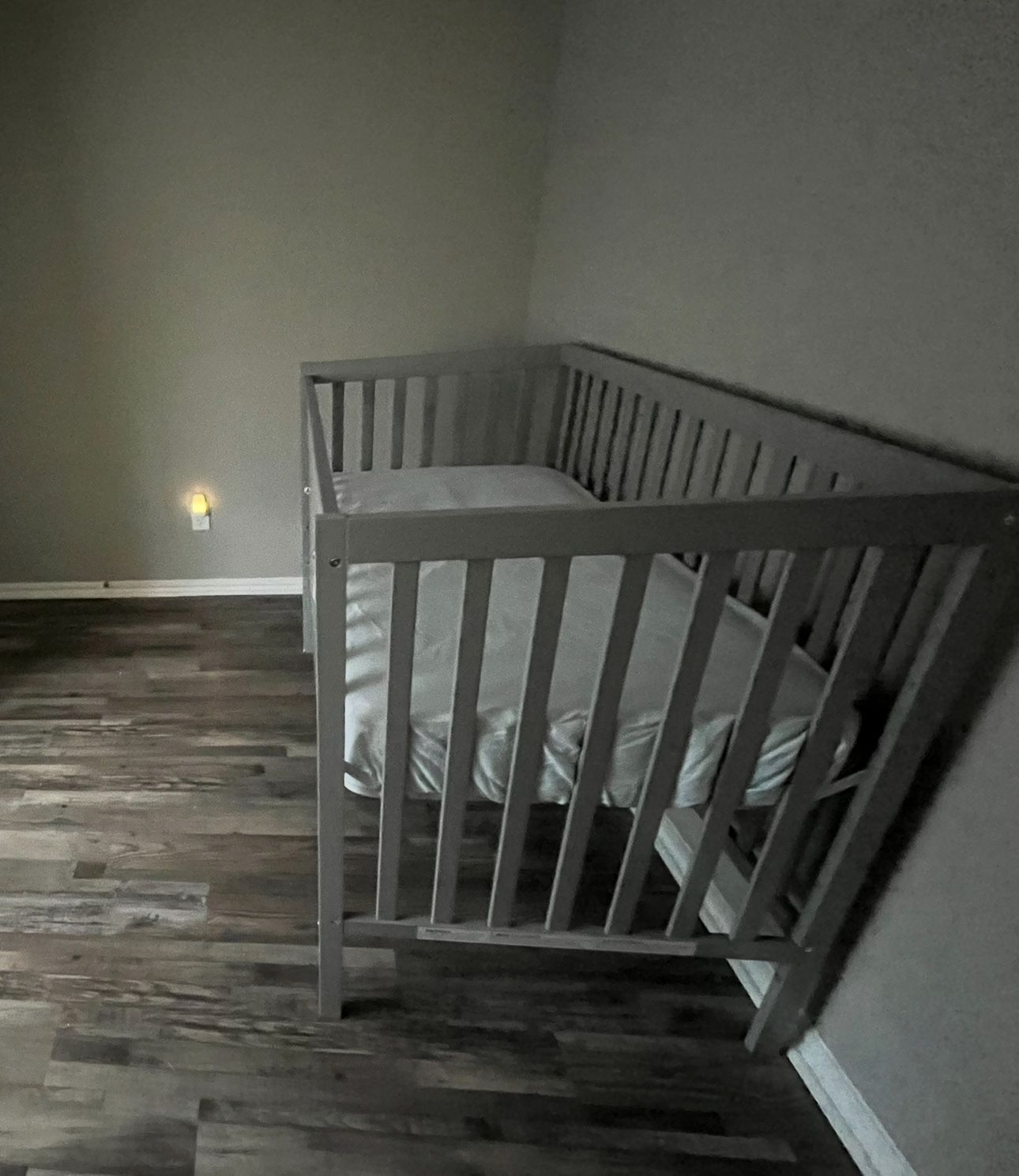 Gray Crib