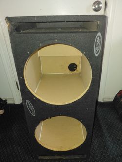Caja para Subwoofer doble de 12pulg
