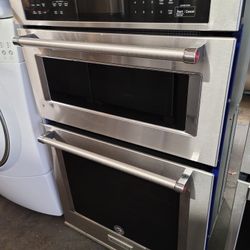 KitchenAid 27" Wide Stainless Steel Microwave Oven Combo 