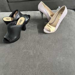 Black Heels And Purple Heel New 