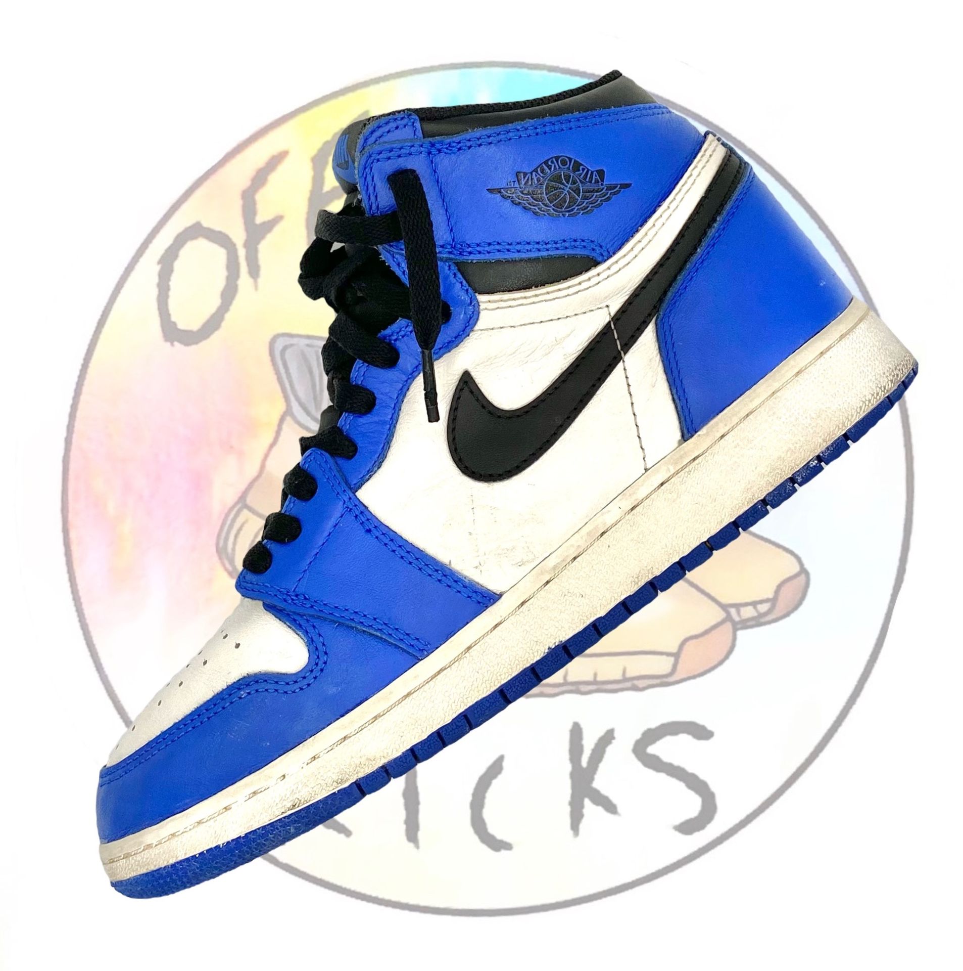 Nike Air Jordan 1 Retro “Game Royal” Size 7, Style Code 555088403