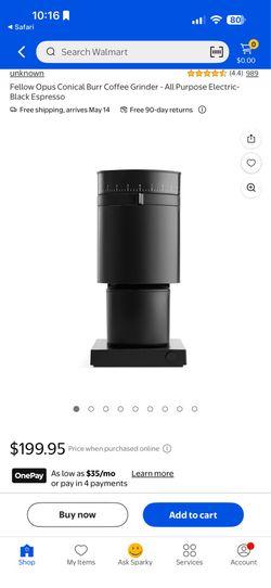 Fellow Opus Burr Grinder