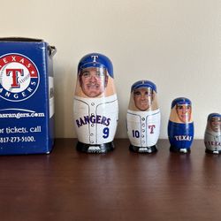 2004 Texas Rangers Nesting Dolls