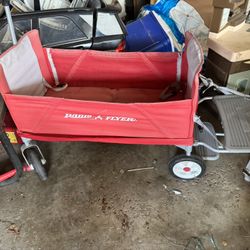 Kid Foldable Wagon Cart 