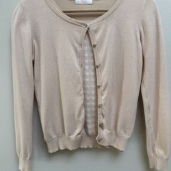 Women Two Piece Cardigans With Pearl Accessory Detail 