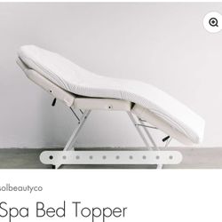 Salon Spa Bed Thick Topper + Black Cover