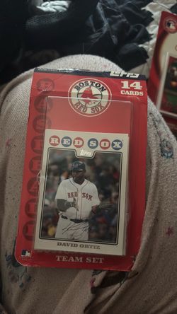 David Ortiz 2008 topps pack  team set