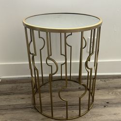 Gold Side Table