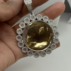 925 Sterling Silver Memory Pendant 