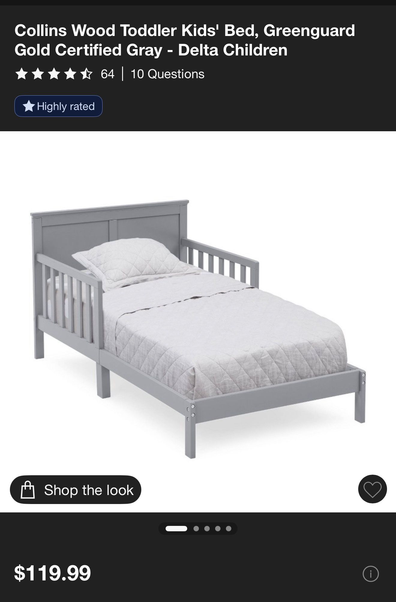 Toddler bed