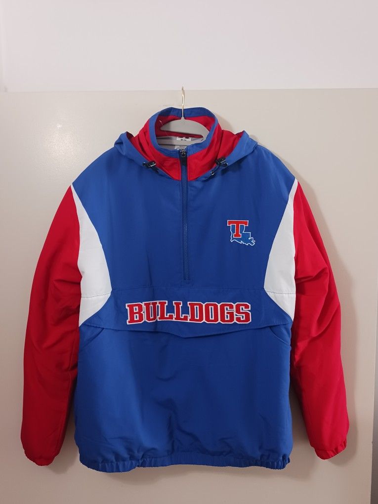 Russell Louisiana Tech Jacket/windbreaker Bulldogs Red & Blue Rare🔥 Streetwear Fashion