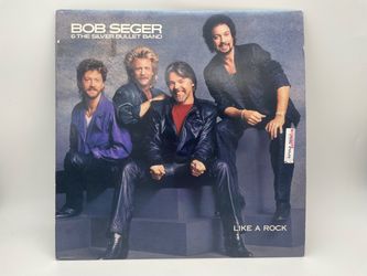 Bob Seger & The Silver Bullet Band Like A Rock Vinyl Record LP 1986