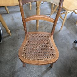 Antique Caned Chair