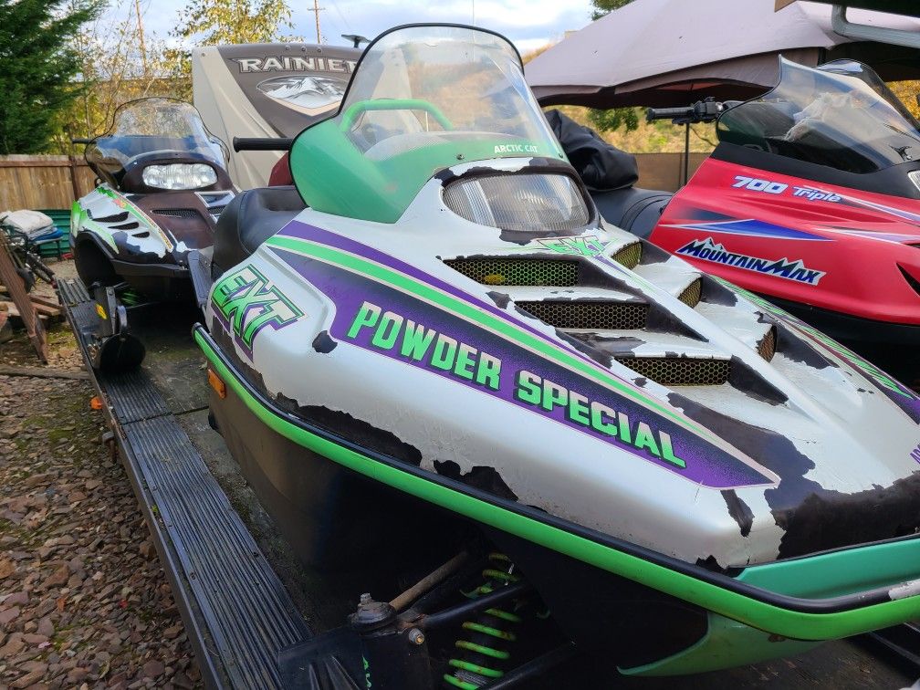 2 Artic Cat  Snowmobiles  Very Reliable 
