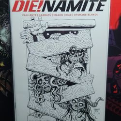Die!Namite #4 1:11 B&W 