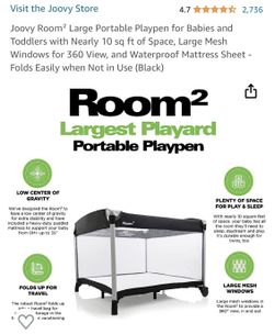 Joovy Room² Large Portable Playpen