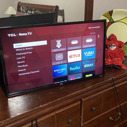 TCL 32” Smart TV with Roku