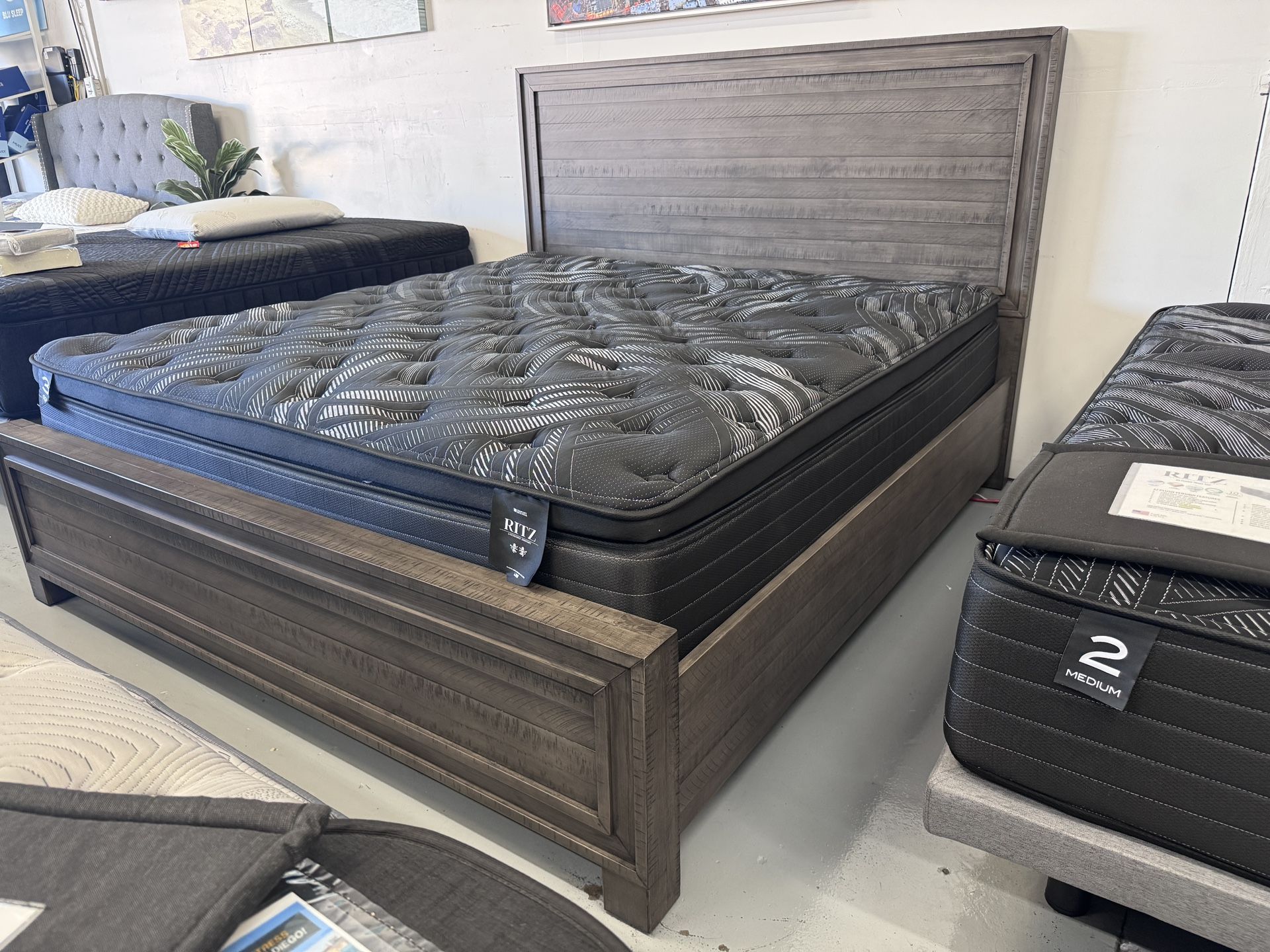Wooden Heavy Duty King Bed Frame REDUCED 