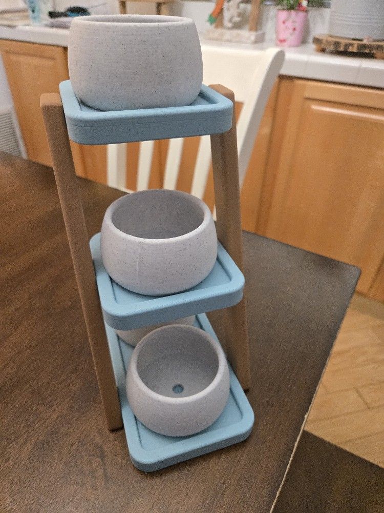 Beautiful 3D Printed Succulent Planter