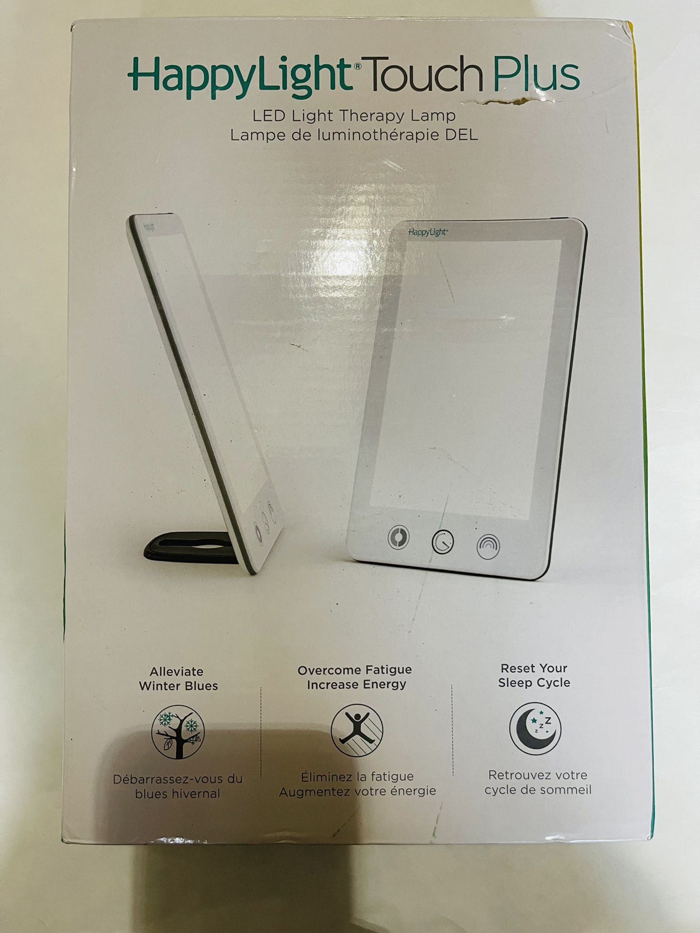Happy Light Touch Plus VT42 LED Light Therapy Lamp Verilux
