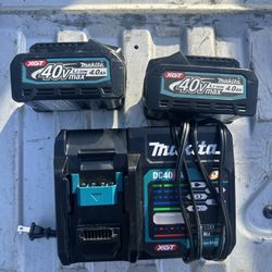 Makita 40v Battery And Charger 